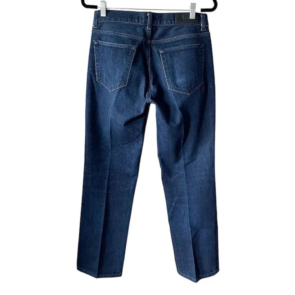 Acne Mic A Low Rise Jeans in Dark Wash - Picture 3 of 12